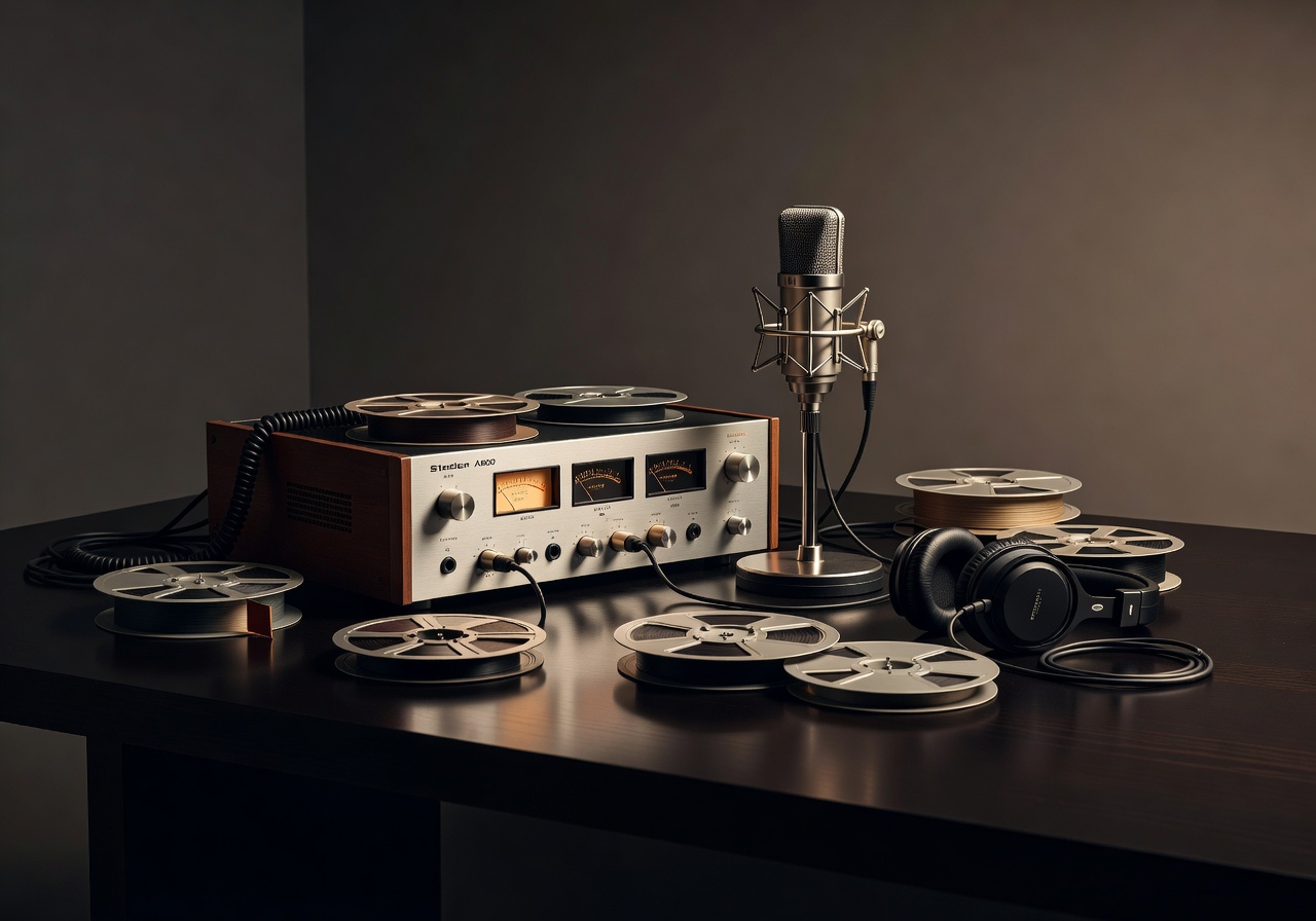 Elegant studio setup representing Random Access Memories album